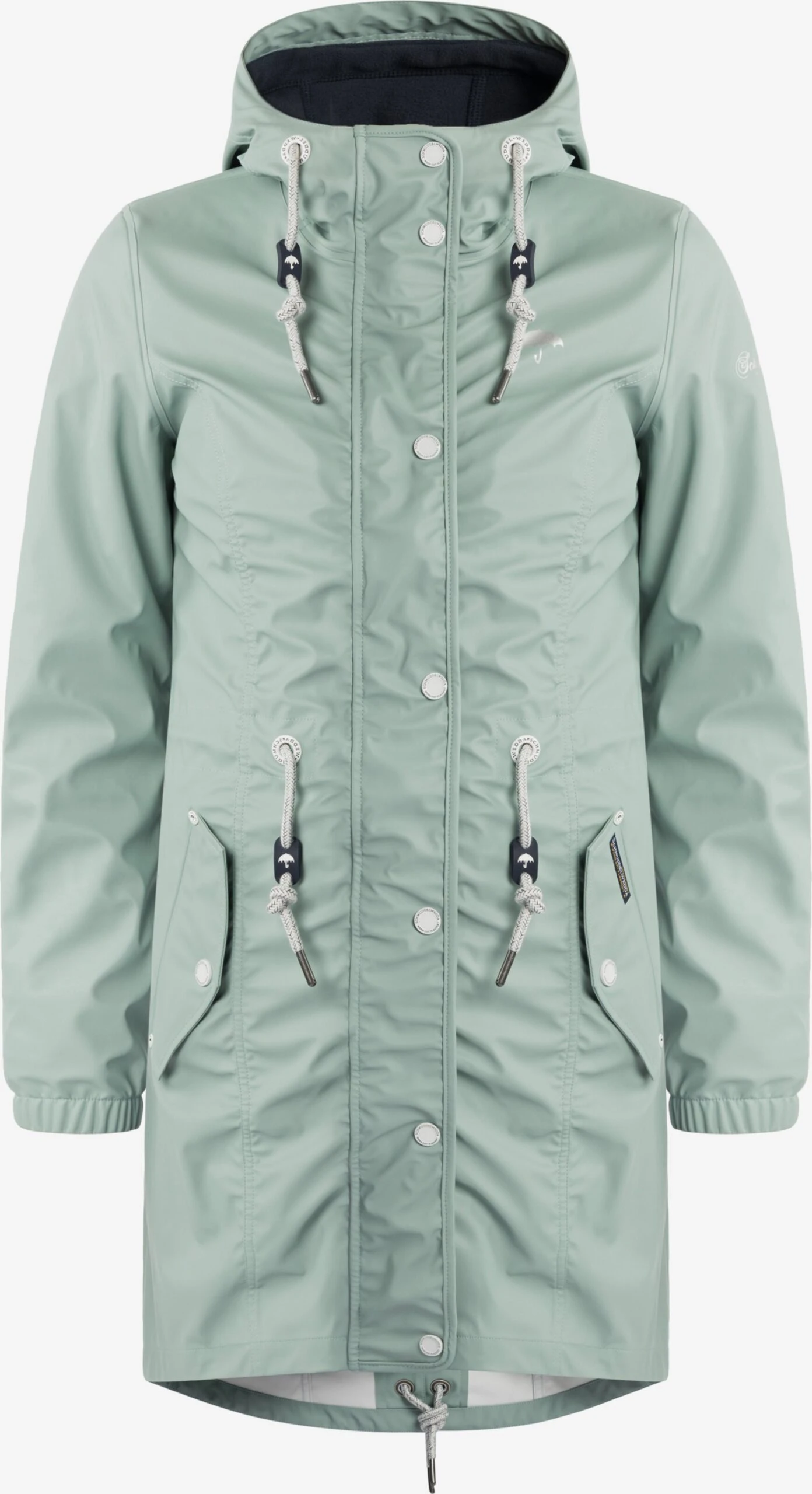 Schmuddelwedda Manteaux De Pluie Manteau Fonctionnel Femme Vert Pastel 3 Schmuddelwedda Manteaux De Pluie Manteau Fonctionnel Femme Vert Pastel