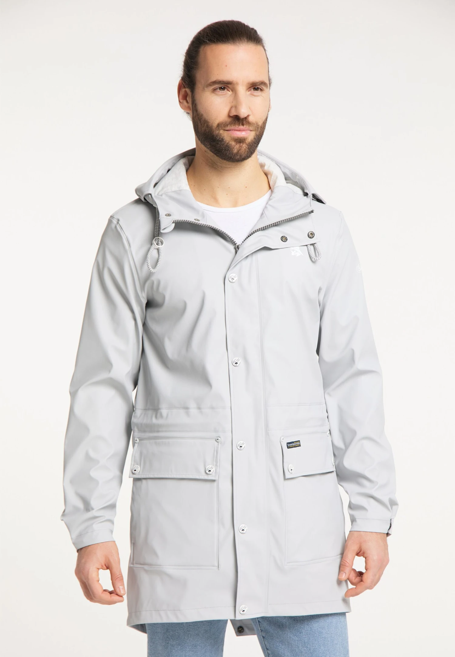 Schmuddelwedda Vestes Dextérieur Veste Fonctionnelle Homme Gris Clair / Gris Foncé 4 Schmuddelwedda Vestes Dextérieur Veste Fonctionnelle Homme Gris Clair / Gris Foncé – Image 2