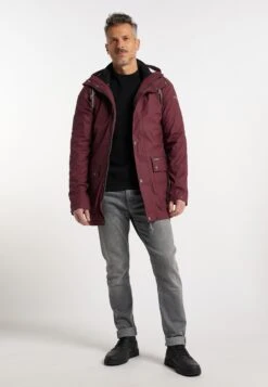 Schmuddelwedda Vestes De Mi-saison Parka Mi-saison Homme Bordeaux -Schmuddelwedda c6ba6ce6928568b956218f508cec2c56