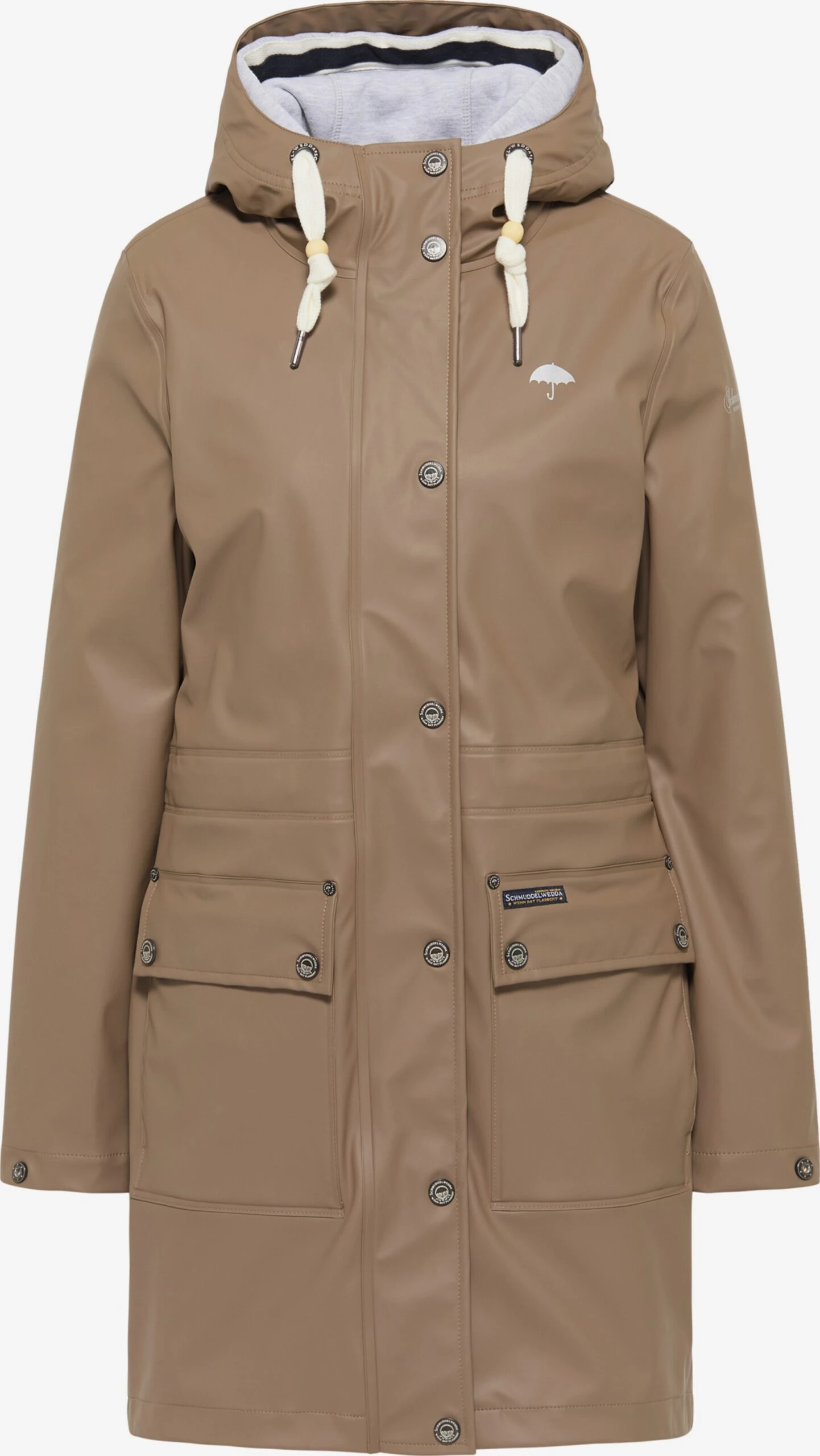 Schmuddelwedda Manteaux De Pluie Manteau Fonctionnel Femme Marron