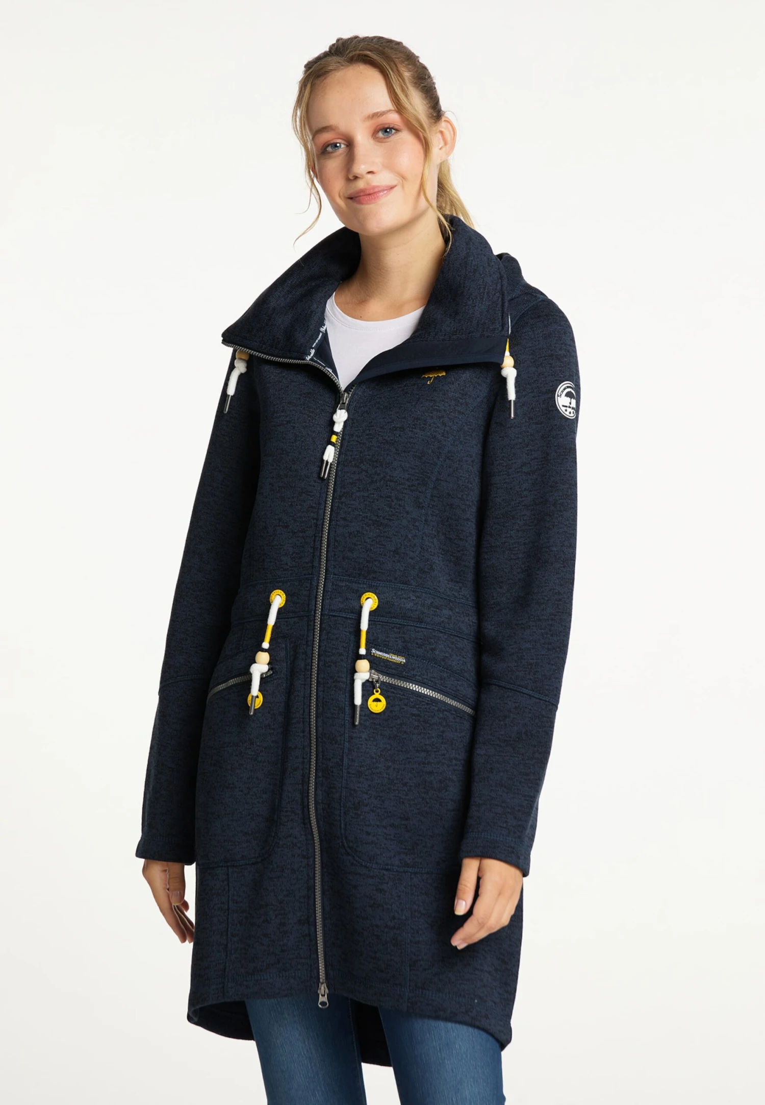 Schmuddelwedda Vestes Dextérieur Veste En Polaire Femme Marine 4 Schmuddelwedda Vestes Dextérieur Veste En Polaire Femme Marine – Image 2