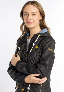 Schmuddelwedda Manteaux De Pluie Manteau Fonctionnel Femme Noir -Schmuddelwedda cab444acd9ed9de01f009db3b690cb09