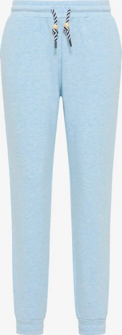 Schmuddelwedda Pantalons De Survêtement Effilé Pantalon Nahima Femme Bleu Clair