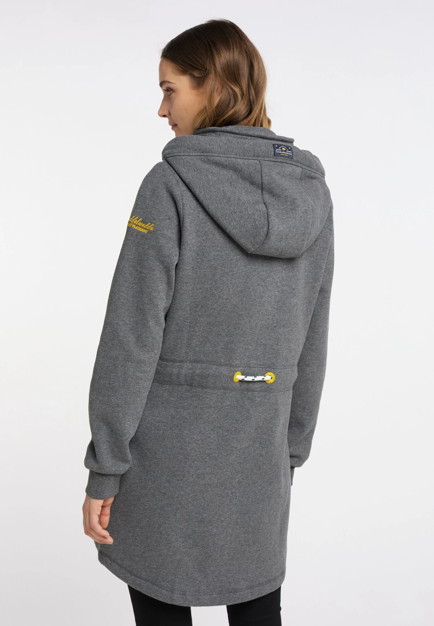 Schmuddelwedda Sweats Zippés Veste De Survêtement Femme Gris Foncé 5 Schmuddelwedda Sweats Zippés Veste De Survêtement Femme Gris Foncé – Image 3