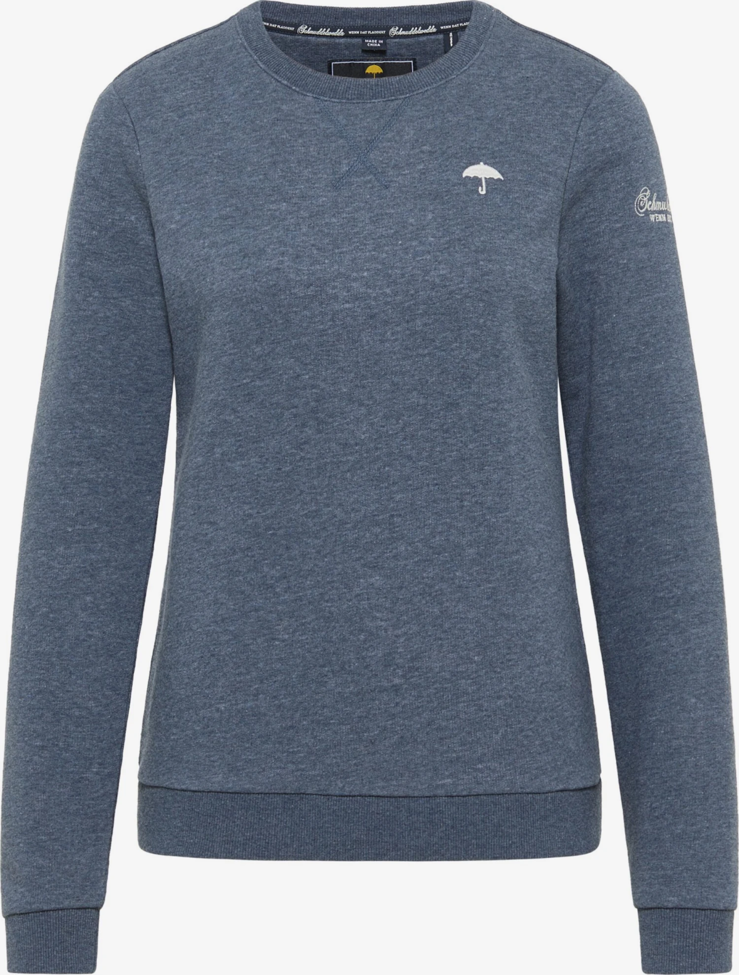 Schmuddelwedda Sweats Sweat-shirt Femme Bleu-gris 3 Schmuddelwedda Sweats Sweat-shirt Femme Bleu-gris