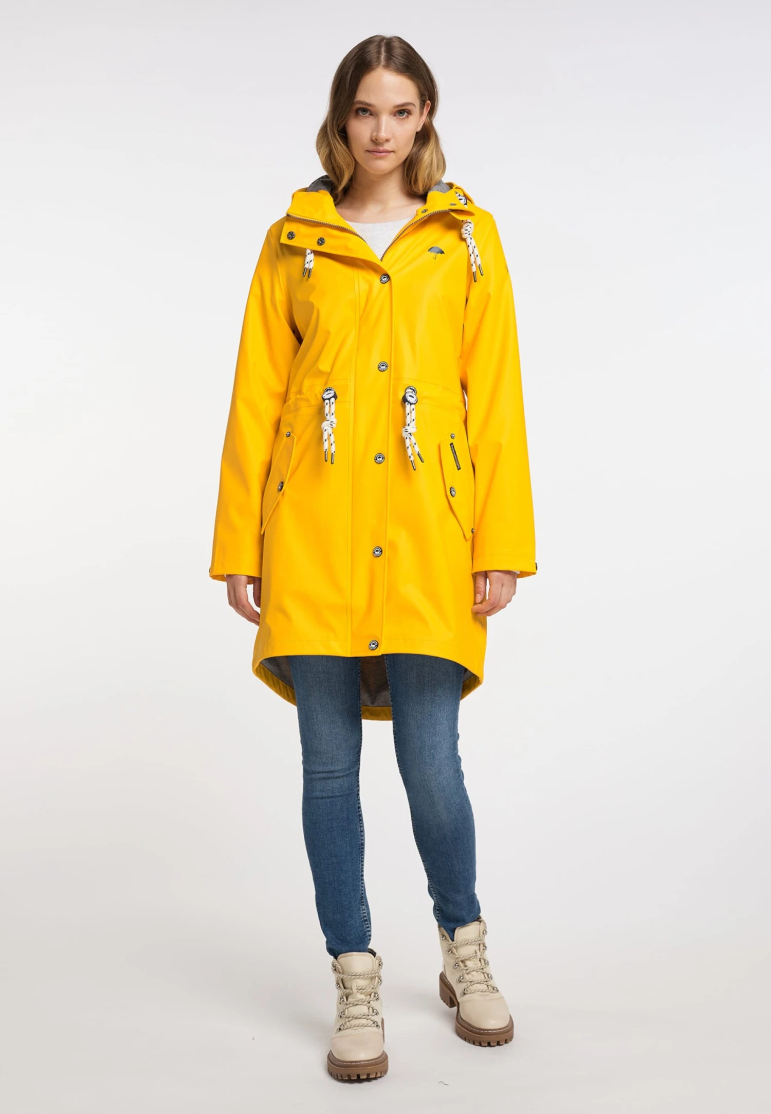 Schmuddelwedda Manteaux De Pluie Manteau Fonctionnel Bridgeport Femme Jaune 6 Schmuddelwedda Manteaux De Pluie Manteau Fonctionnel Bridgeport Femme Jaune – Image 4