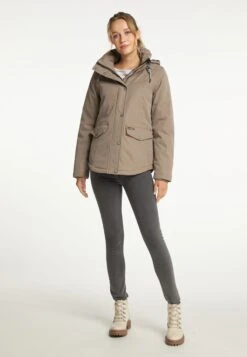 Schmuddelwedda Vestes Dhiver Veste D’hiver Femme Noisette -Schmuddelwedda cd22bc8deb0cac43efb85bd8a748ab29