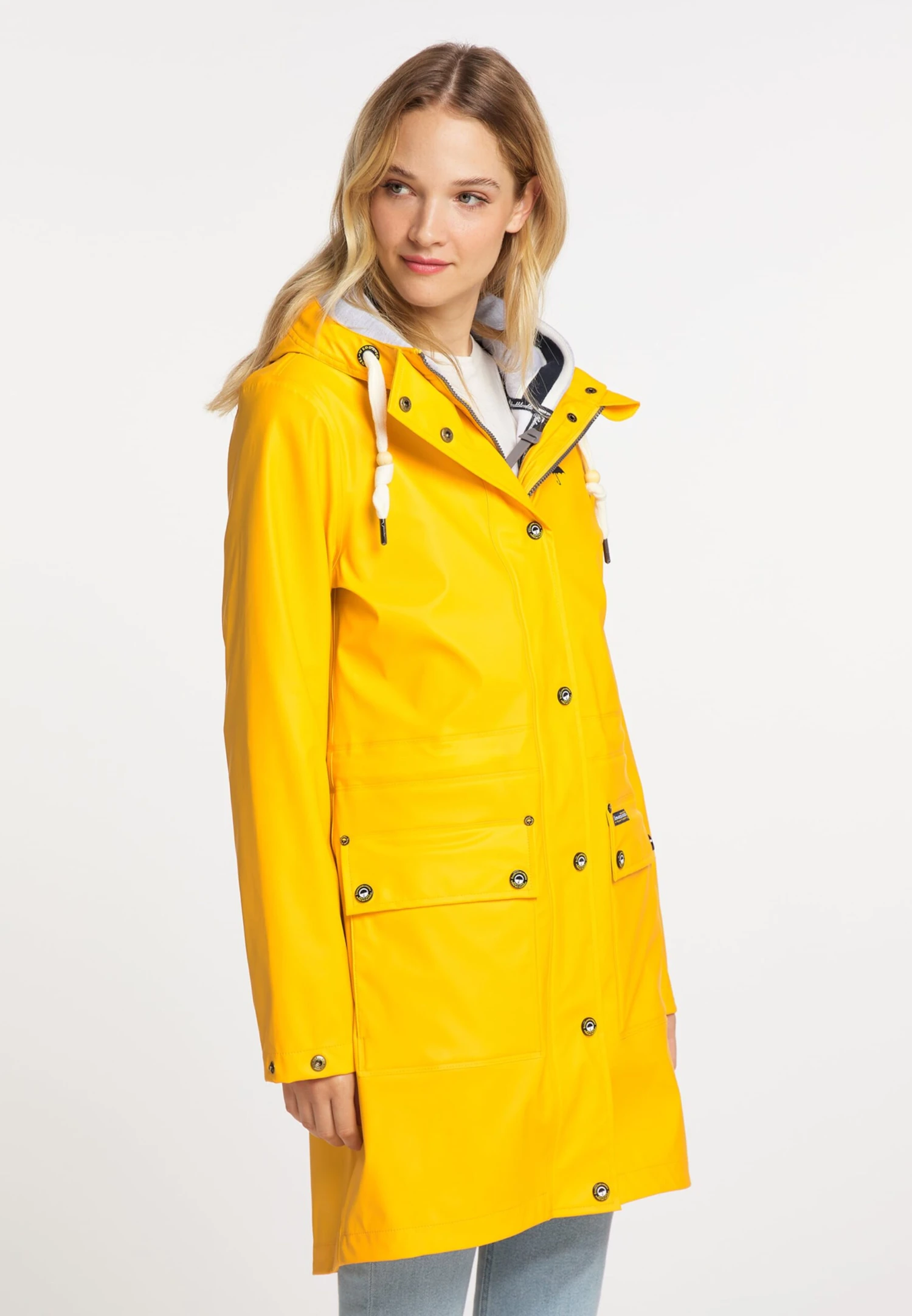 Schmuddelwedda Manteaux De Pluie Manteau Fonctionnel Femme Jaune 4 Schmuddelwedda Manteaux De Pluie Manteau Fonctionnel Femme Jaune – Image 2