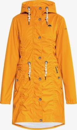 Schmuddelwedda Manteaux De Pluie Manteau Fonctionnel Femme Curry