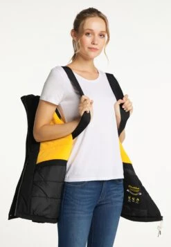 Schmuddelwedda Vestes Dhiver Veste D’hiver Femme Noir -Schmuddelwedda d4138ea086d1e90d1b05b0fbffcefa47