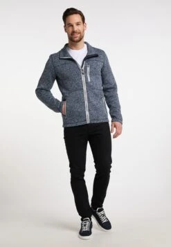 Schmuddelwedda Vestes En Polaire Veste En Polaire Philon Homme Bleu-gris -Schmuddelwedda d542b45f514a579211f1d1d7927d121f