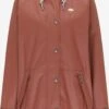 Schmuddelwedda Manteaux De Pluie Manteau Fonctionnel Femme Rouge Rouille -Schmuddelwedda d5bb3b1815767e9ec2620fc516a1a34d