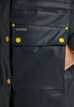 Schmuddelwedda Manteaux De Pluie Manteau Fonctionnel Femme Bleu Outremer -Schmuddelwedda d673f0ebdce361a4bbdd09a134bf55e6