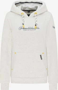 Schmuddelwedda Sweats Sweat-shirt Femme Blanc Cassé