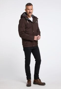 Schmuddelwedda Vestes De Mi-saison Veste Mi-saison Homme Brun Foncé -Schmuddelwedda d8d290027efccbf548804ae35d05c5bc