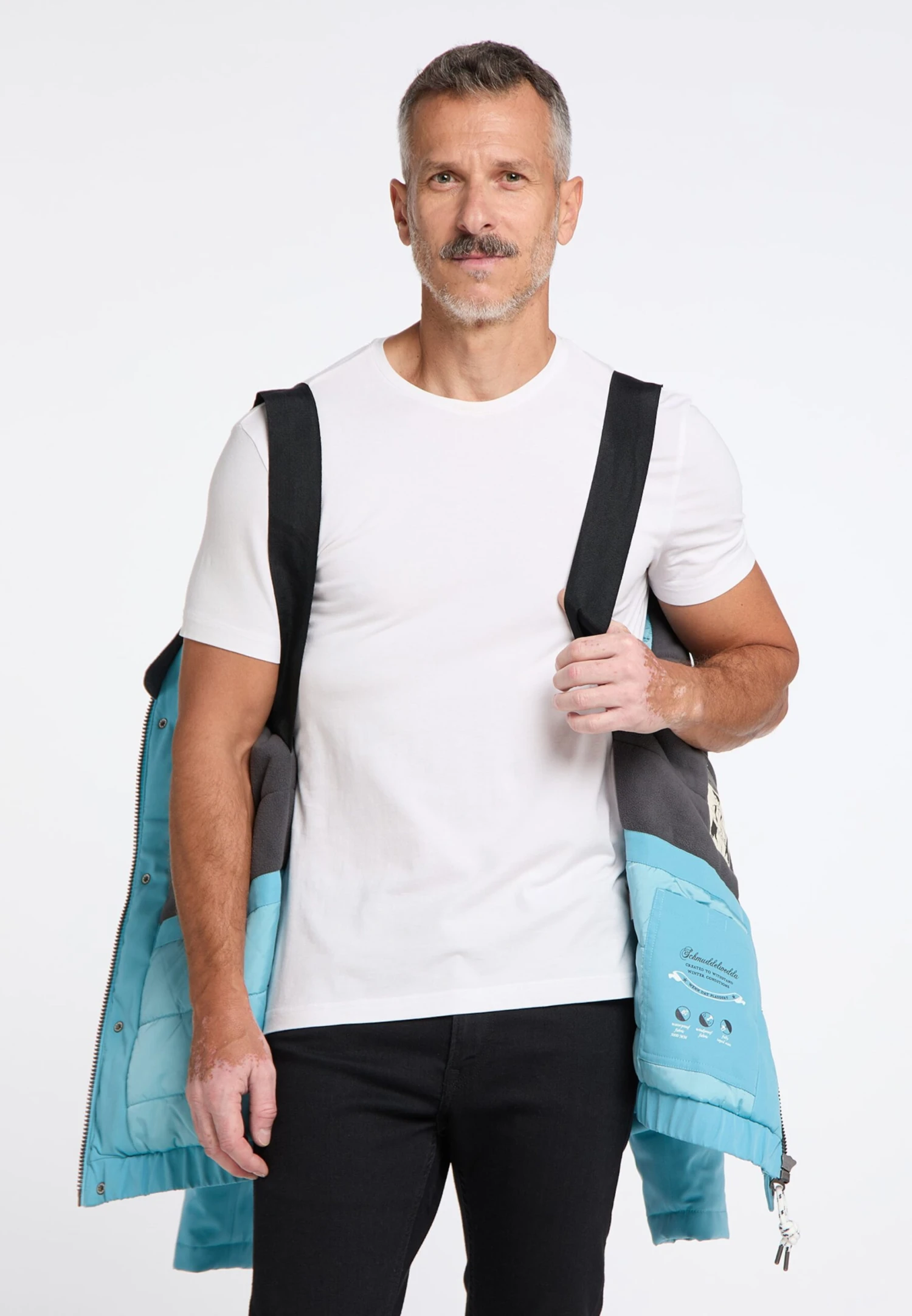 Schmuddelwedda Vestes De Mi-saison Veste Mi-saison Homme Bleu Clair 5 Schmuddelwedda Vestes De Mi-saison Veste Mi-saison Homme Bleu Clair – Image 3