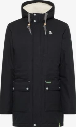 Schmuddelwedda Parkas Parka D’hiver Homme Noir