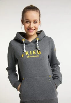 Schmuddelwedda Sweats à Capuche Sweat-shirt Kiel Femme Gris Chiné -Schmuddelwedda dd5669c8520c9a9ca31a73dbbf6fea1a