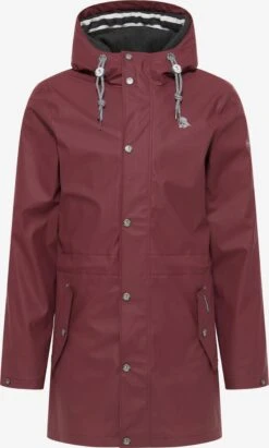 Schmuddelwedda Vestes De Mi-saison Parka Mi-saison Homme Bordeaux