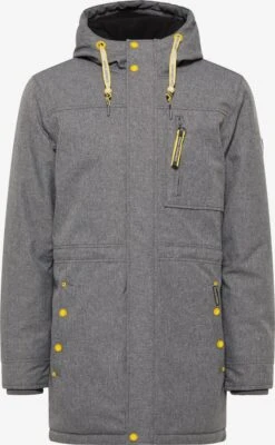 Schmuddelwedda Vestes Dhiver Veste D’hiver Homme Gris Chiné