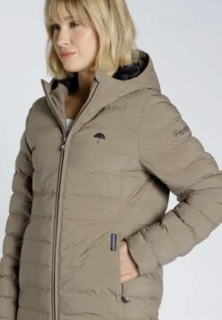 Schmuddelwedda Vestes De Mi-saison Veste Mi-saison Femme Noisette -Schmuddelwedda e396f8154882757bff1a688369455ec0