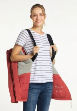 Schmuddelwedda Vestes Dhiver Veste D’hiver Femme Rouge -Schmuddelwedda e39f88b1c1ac1e57b10b8f798e5b0b4a