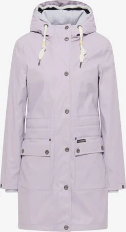 Schmuddelwedda Manteaux De Pluie Manteau Fonctionnel Femme Violet Pastel
