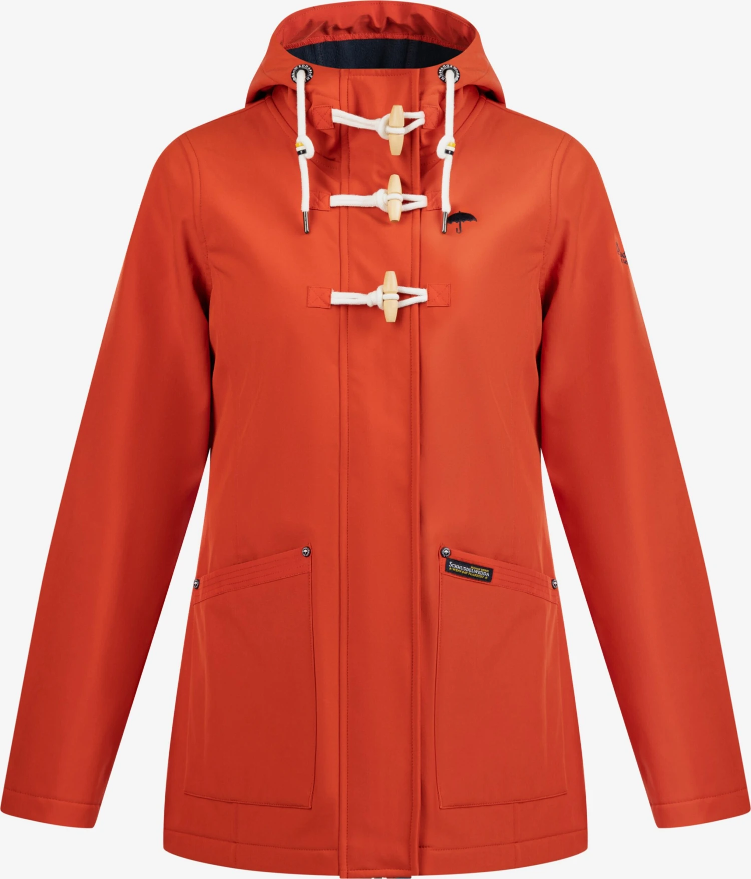 Schmuddelwedda Manteaux Courts Manteau Mi-saison Femme Rouge 3 Schmuddelwedda Manteaux Courts Manteau Mi-saison Femme Rouge