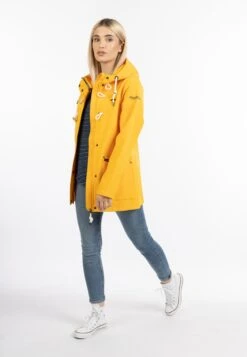 Schmuddelwedda Manteaux Courts Manteau Mi-saison Femme Jaune 10 Schmuddelwedda Manteaux Courts Manteau Mi-saison Femme Jaune -Schmuddelwedda e875e81e8c8293fd2c6bd32b189d8aa6