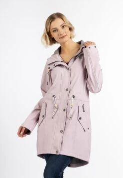 Schmuddelwedda Parkas Parka Mi-saison Femme Rose -Schmuddelwedda e956a8545009eb44a0ba6eb4201ca300