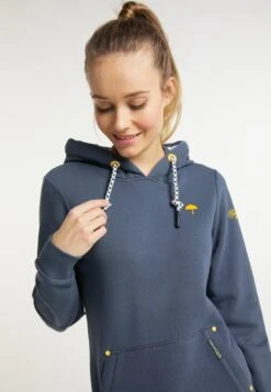 Schmuddelwedda Sweats à Capuche Sweat-shirt Femme Bleu-gris -Schmuddelwedda eb900ab59c14feb2a4d8dd2b4717b2e6