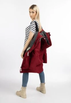 Schmuddelwedda Manteaux De Pluie Manteau Fonctionnel Femme Rouge Foncé -Schmuddelwedda ec25b2e08af17e04fbed1013eb67019a