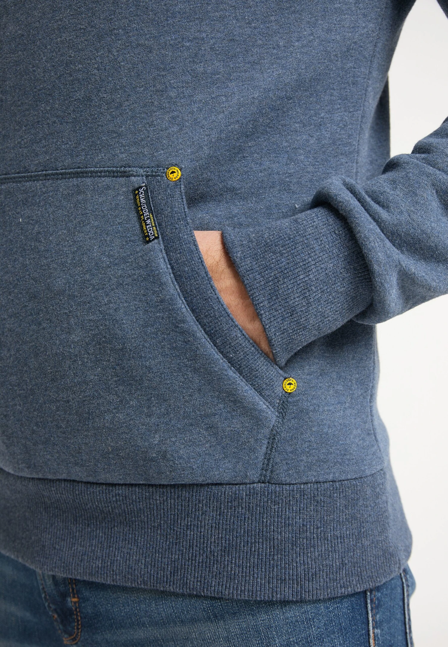 Schmuddelwedda Sweats à Capuche Sweat-shirt Ostsee Homme Bleu Chiné 7 Schmuddelwedda Sweats à Capuche Sweat-shirt Ostsee Homme Bleu Chiné – Image 5