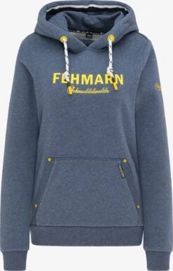 Schmuddelwedda Sweats à Capuche Sweat-shirt Femme Bleu