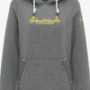 Schmuddelwedda Sweats à Capuche Sweat-shirt St. Peter-Ording Femme Gris Chiné -Schmuddelwedda ef2f1cdcdaab13d10eda87a75c24b6ea
