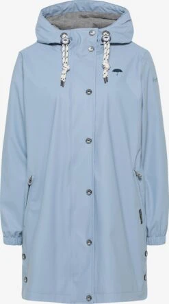 Schmuddelwedda Manteaux De Pluie Manteau Fonctionnel Femme Bleu Clair