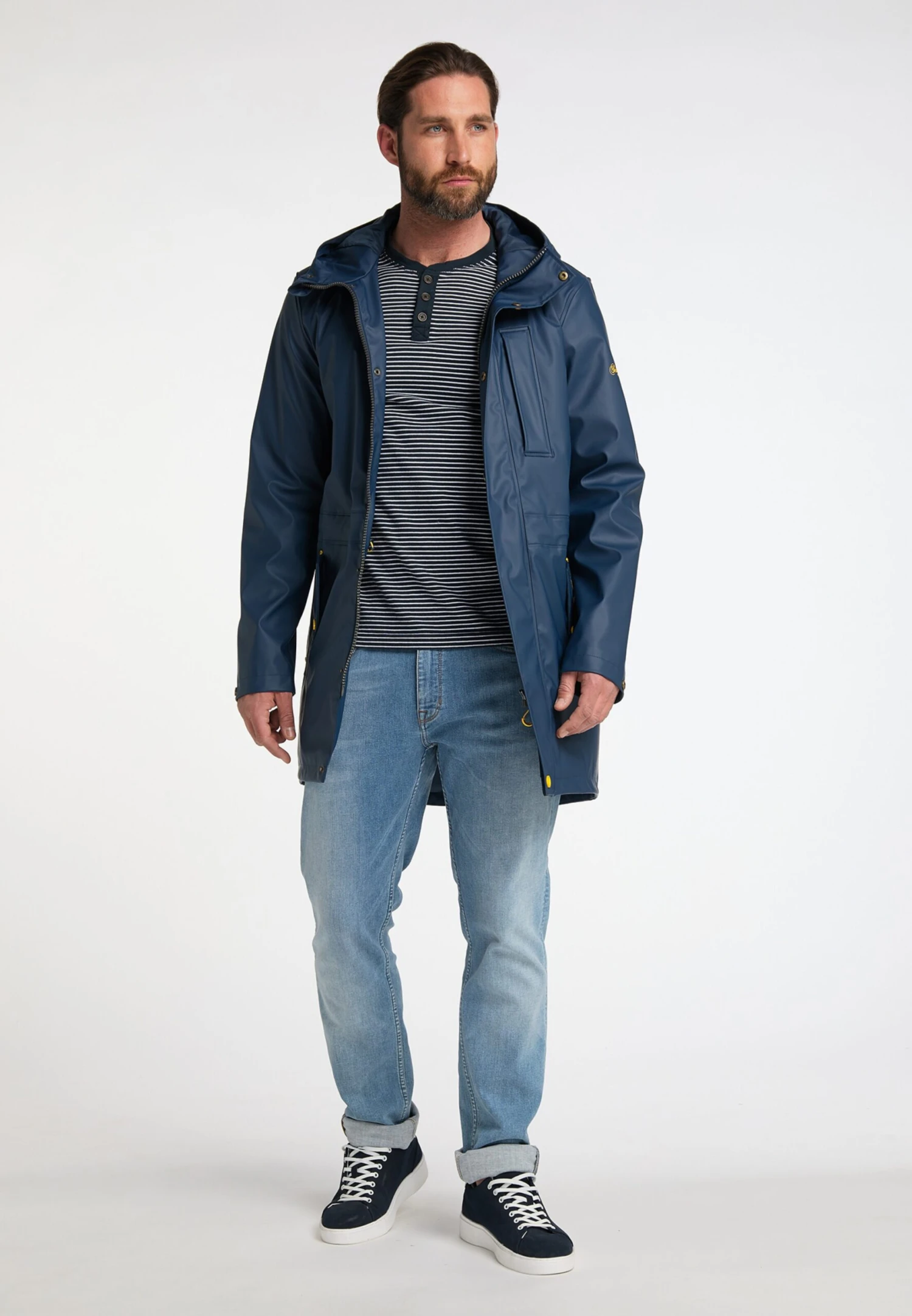 Schmuddelwedda Vestes De Mi-saison Parka Mi-saison Homme Bleu Foncé 6 Schmuddelwedda Vestes De Mi-saison Parka Mi-saison Homme Bleu Foncé – Image 4