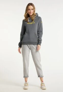 Schmuddelwedda Sweats à Capuche Sweat-shirt Büsum Femme Gris Chiné -Schmuddelwedda f0bf33b675fe71d745f2637e586179ca