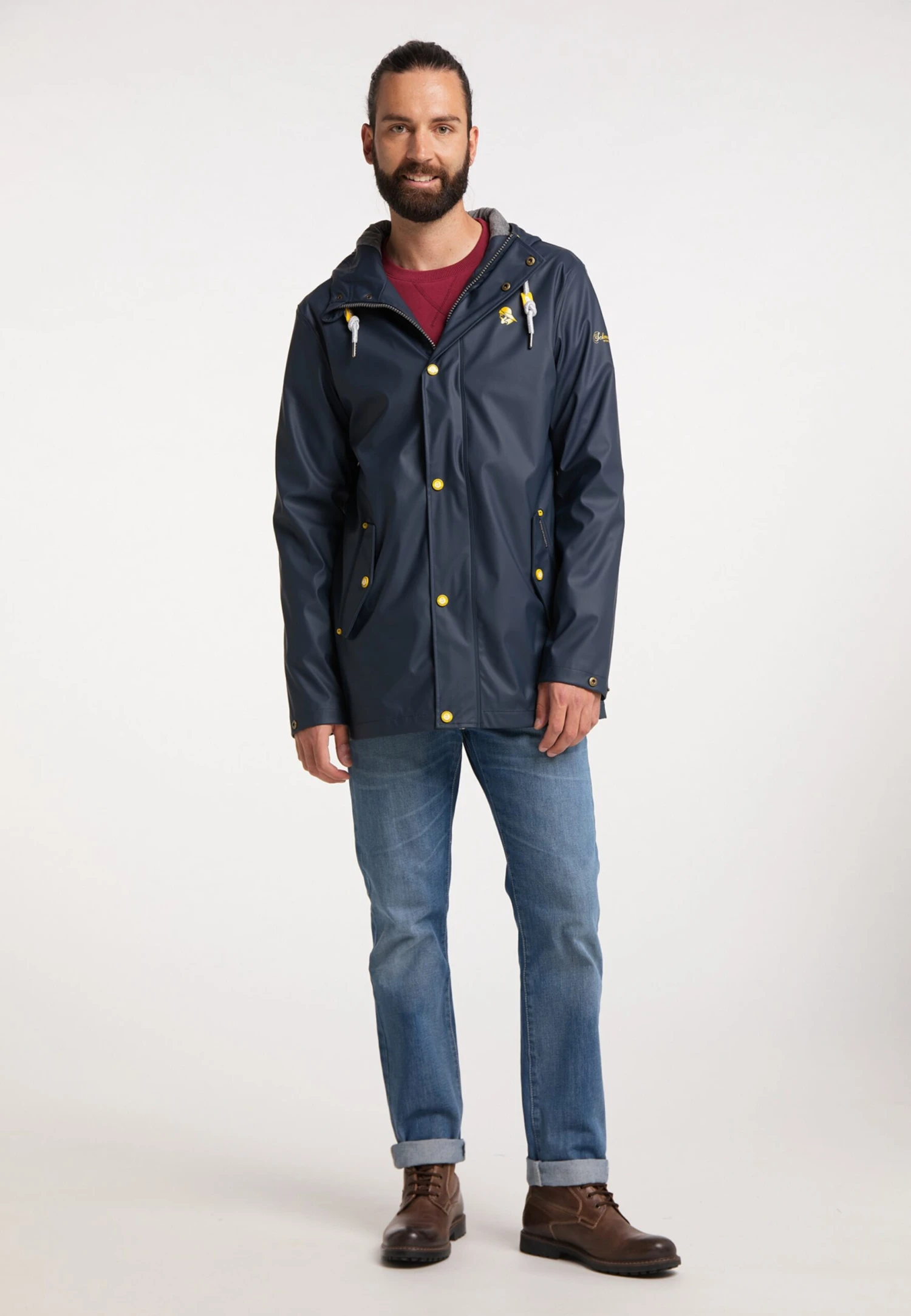 Schmuddelwedda Vestes De Mi-saison Parka Mi-saison Homme Marine 6 Schmuddelwedda Vestes De Mi-saison Parka Mi-saison Homme Marine – Image 4