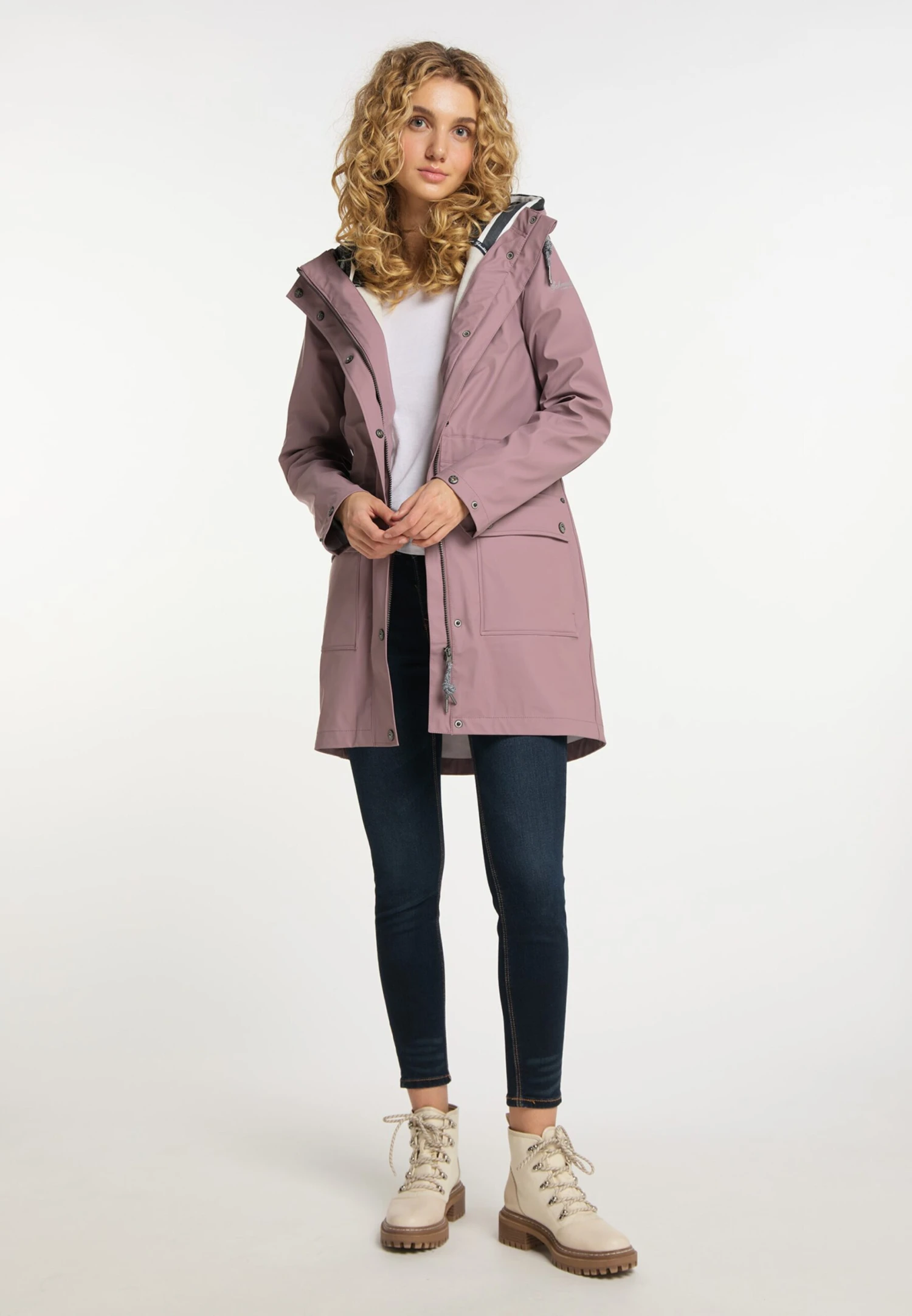 Schmuddelwedda Manteaux De Pluie Manteau Fonctionnel Femme Rose Ancienne 7 Schmuddelwedda Manteaux De Pluie Manteau Fonctionnel Femme Rose Ancienne – Image 5