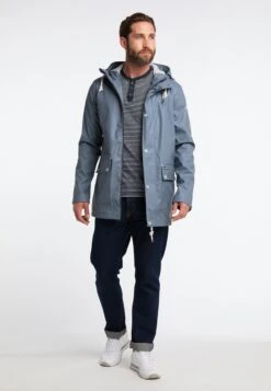 Schmuddelwedda Vestes De Mi-saison Veste Mi-saison Homme Bleu-gris -Schmuddelwedda f544530e06c071e9bd39f591f82476ae