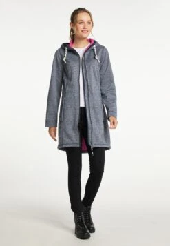 Schmuddelwedda Manteaux De Pluie Manteau Fonctionnel Femme Bleu Chiné -Schmuddelwedda f5e26c3d28f9bf201e9a5720c3a2892d