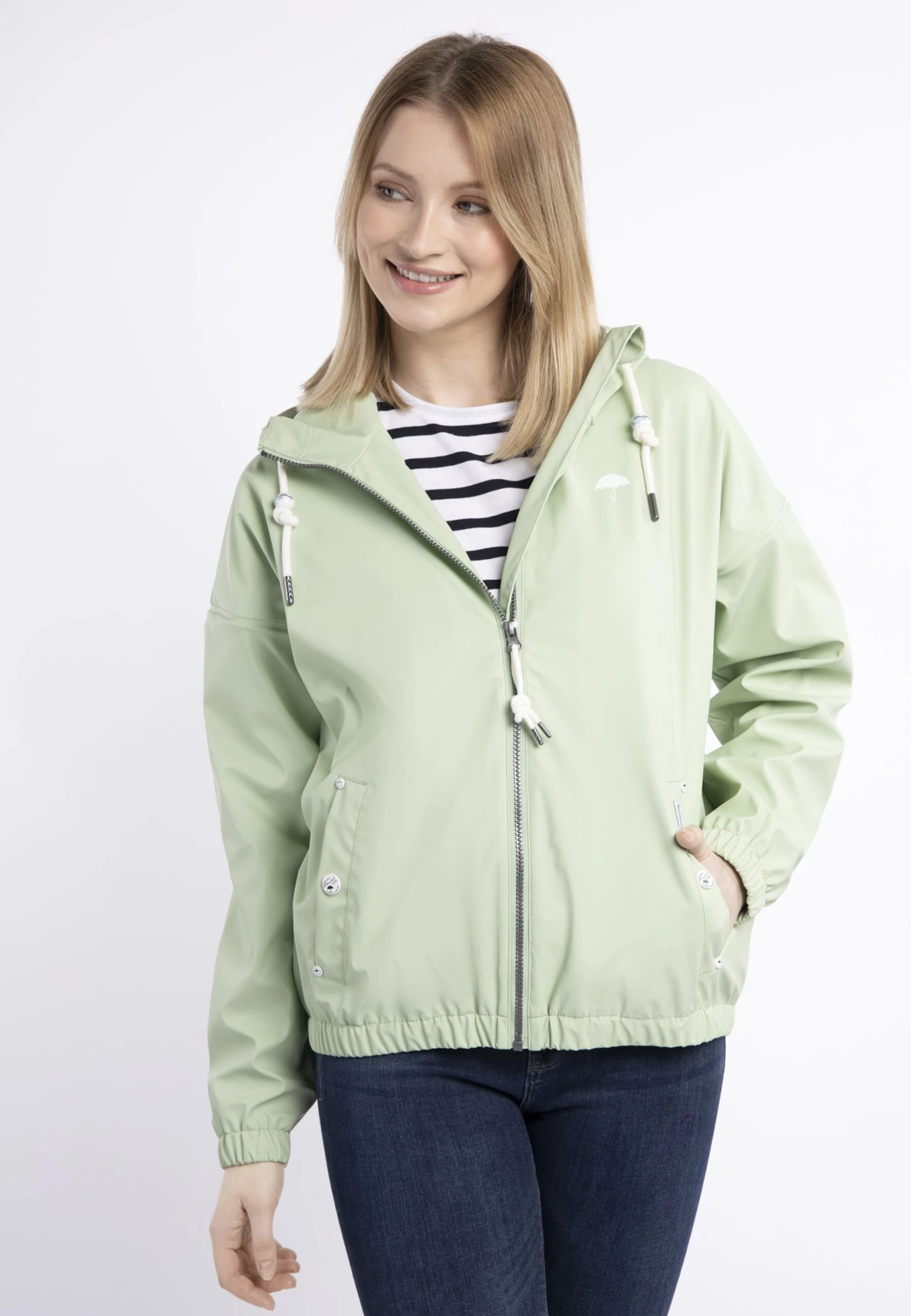 Schmuddelwedda Vestes Dextérieur Veste Fonctionnelle Femme Vert Clair 4 Schmuddelwedda Vestes Dextérieur Veste Fonctionnelle Femme Vert Clair – Image 2