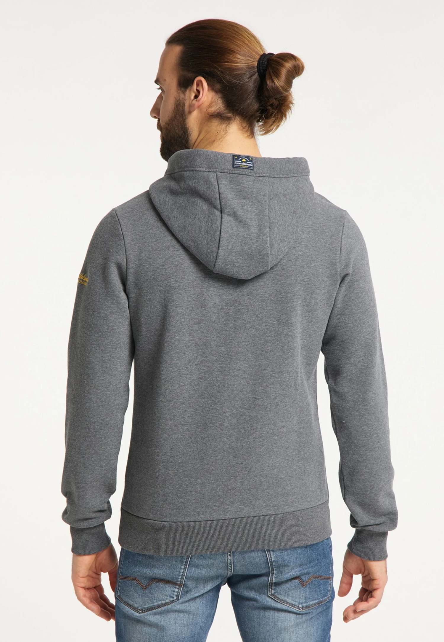 Schmuddelwedda Sweatshirts Sweat-shirt Homme Gris Chiné 5 Schmuddelwedda Sweatshirts Sweat-shirt Homme Gris Chiné – Image 3