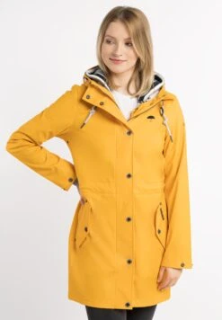 Schmuddelwedda Manteaux De Pluie Manteau Fonctionnel Femme Jaune -Schmuddelwedda f867b06041ace0a986a28146f737833b
