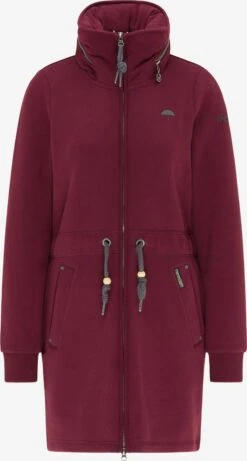 Schmuddelwedda Sweats Zippés Veste De Survêtement Femme Bordeaux