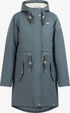 Schmuddelwedda Parkas Parka D’hiver Femme Bleu-gris