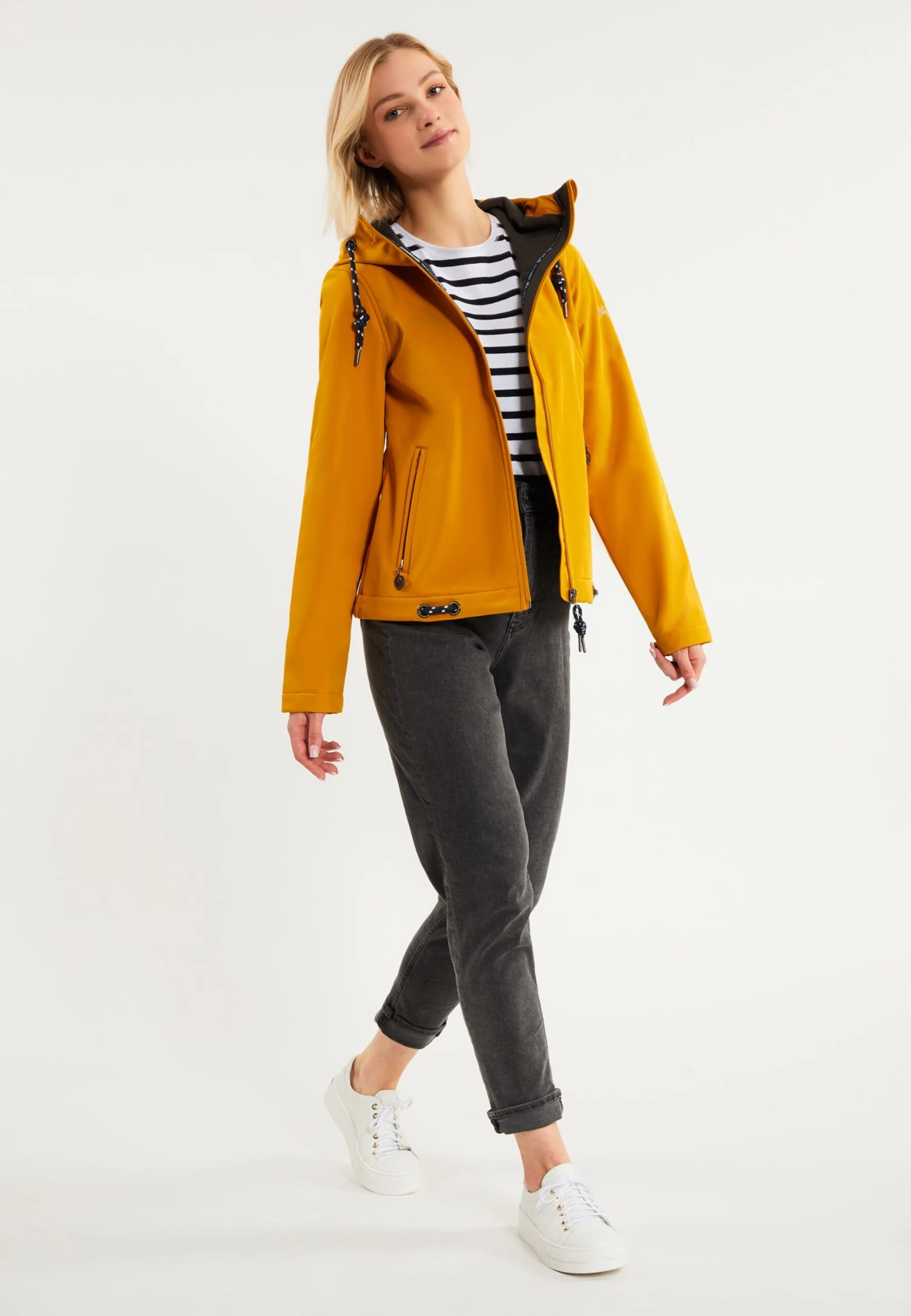 Schmuddelwedda Vestes Dextérieur Veste Fonctionnelle Femme Safran 7 Schmuddelwedda Vestes Dextérieur Veste Fonctionnelle Femme Safran – Image 5