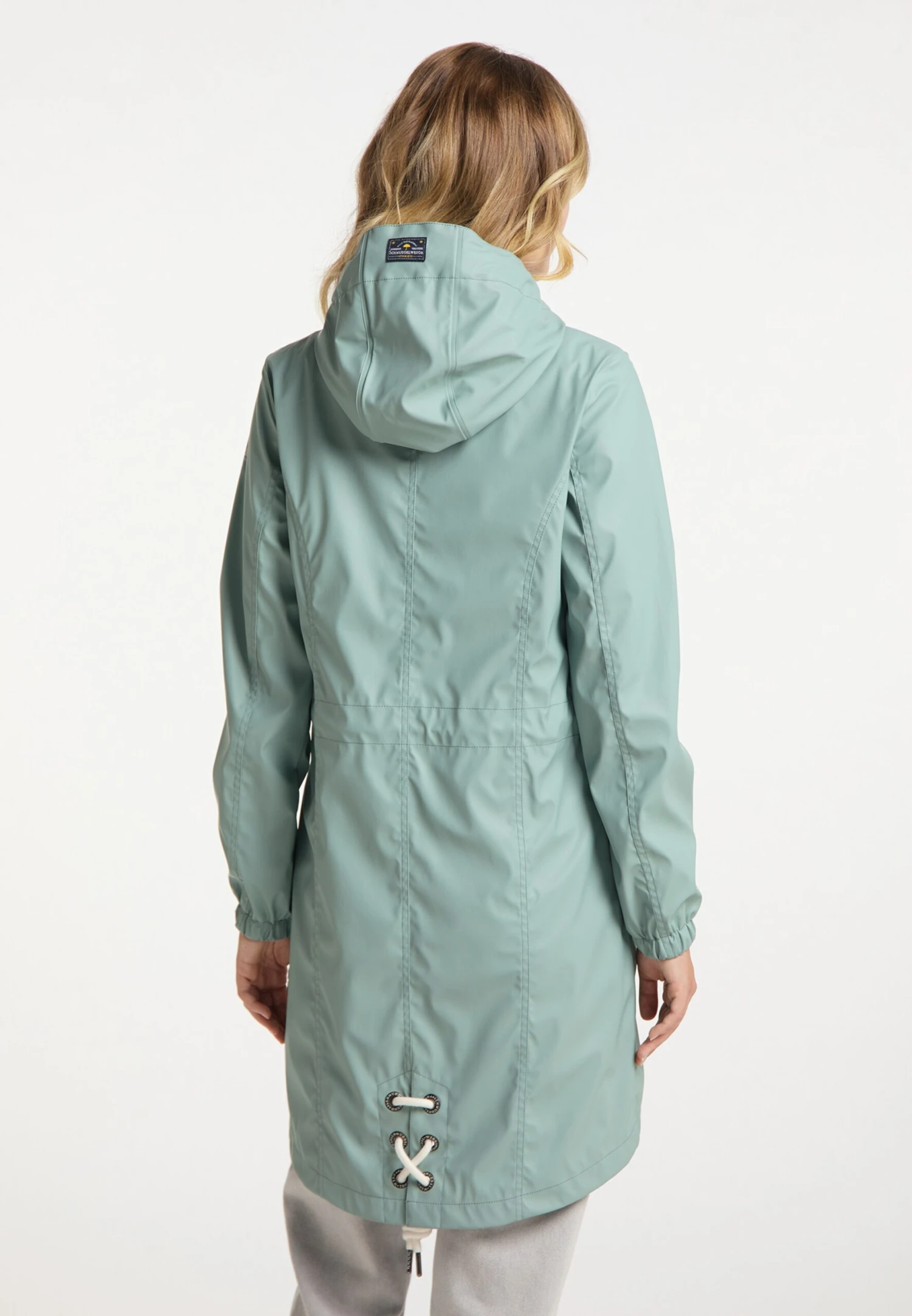 Schmuddelwedda Manteaux De Pluie Manteau Mi-saison Femme Vert 5 Schmuddelwedda Manteaux De Pluie Manteau Mi-saison Femme Vert – Image 3