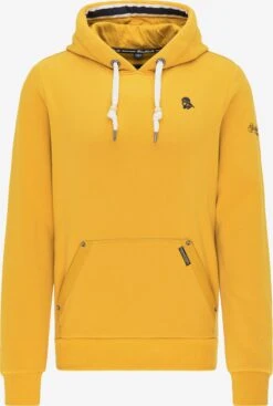 Schmuddelwedda Sweats à Capuche Sweat-shirt Homme Curry